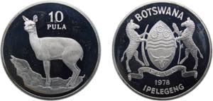Botswana Republic 1978 10 Pula ... 
