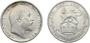 United Kingdom 1907 1 Shilling - Edward VII ... 