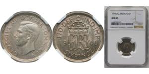 United Kingdom 1946 6 Pence - George VI (1st ... 