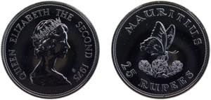 Mauritius Commonwealth 1975 25 Rupees - ... 