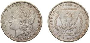 United States Federal republic 1900 1 Dollar ... 