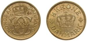 Denmark Kingdom 1940 N♥GJ ½ Krone - ... 