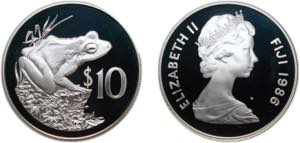 Fiji Dominion 1986 10 Dollars - Elizabeth II ... 