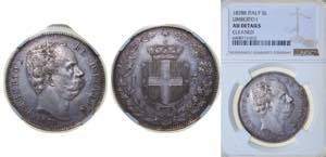 Italy Kingdom 1878 R 5 Lire - Umberto I ... 