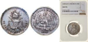Mexico Federal Republic 1885 Zs S 25 ... 