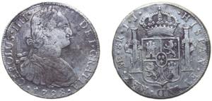 Peru Spanish colony 1798 LIMAE IJ 8 Reales - ... 