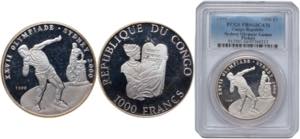 Republic of the Congo 1999 1000 Francs CFA ... 
