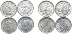 San Marino Republic 1935-1938 R 5 Lire (4 ... 