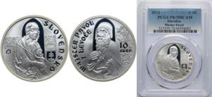 Slovakia Republic 2012 10 Euro (Master Pavol ... 