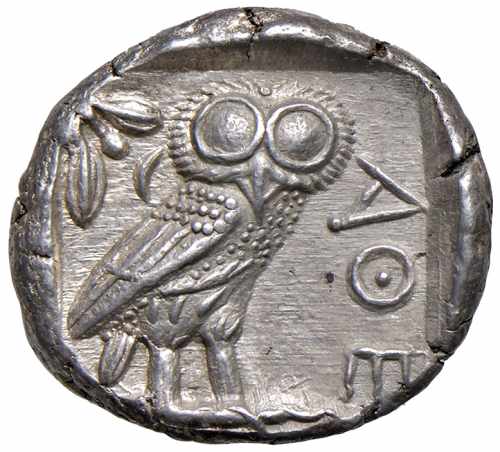 Tetradrachme, ca. 440-420 v. Chr. ... 
