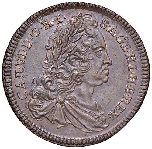 Karl VI. 1711 - 1740 Cu-Abschlag ... 