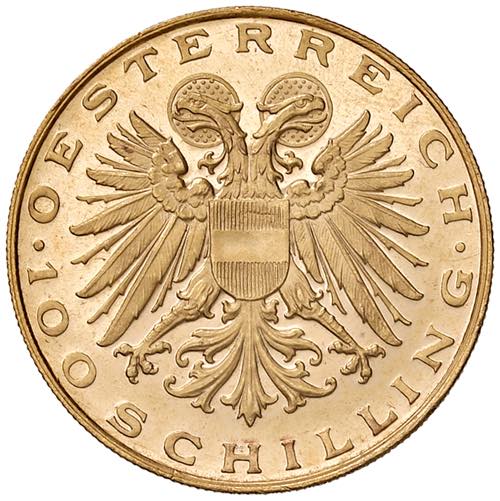 100 Schilling, 1935 1. Republik ... 