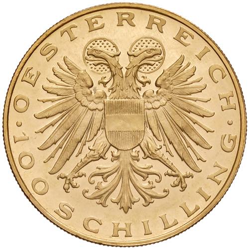 100 Schilling, 1936 1. Republik ... 