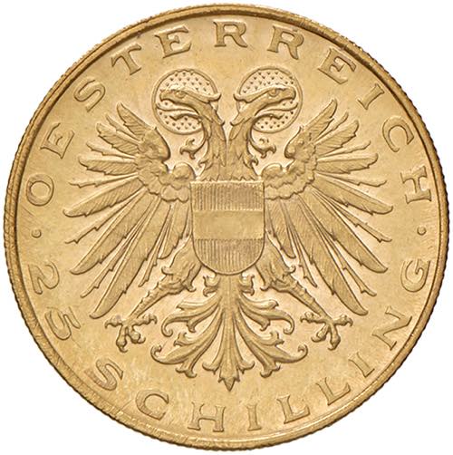25 Schilling, 1937 1. Republik ... 