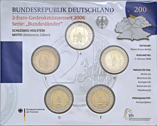 2 Euro, 2006  Deutschland, ... 