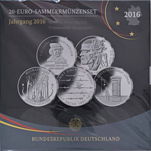 20 Euro, 2016  Deutschland, ... 
