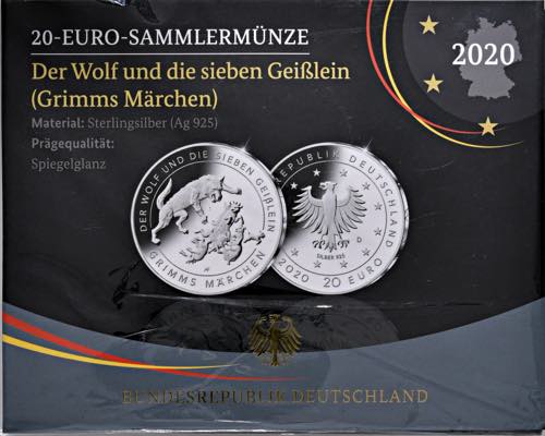 20 Euro, 2020  Deutschland, ... 