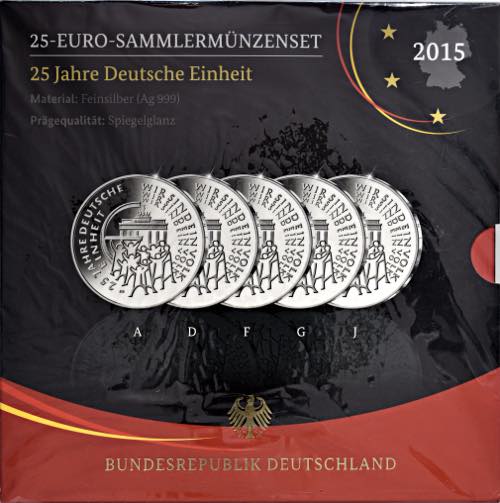 25 Euro, 2015  Deutschland, ... 