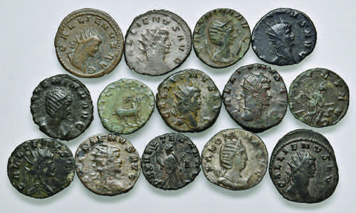 Lot (14 Stk.)  Römische Münzen, ... 