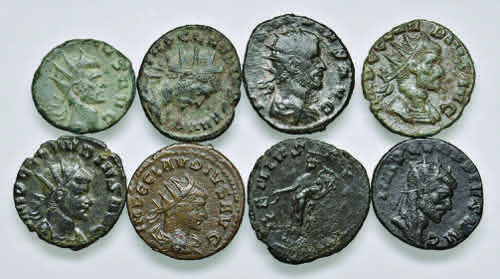 Lot (8 Stk.)  Römische Münzen, ... 