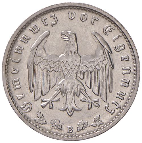 1 Reichsmark, 1939 B  Im 3 Reich ... 