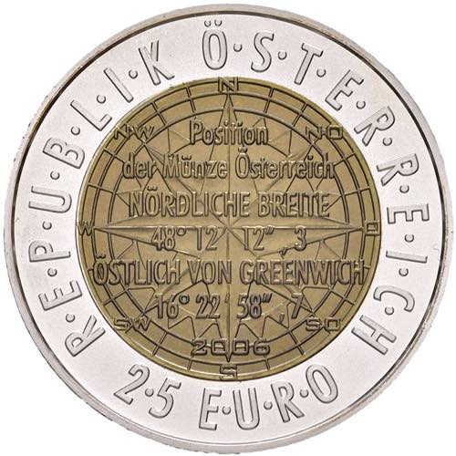 25 Euro, 2006  2. Republik 1945 - ... 