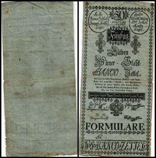 50 Gulden - fl., 01.11.1784  ... 