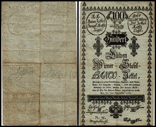 100 Gulden - fl., 01.11.1784  ... 