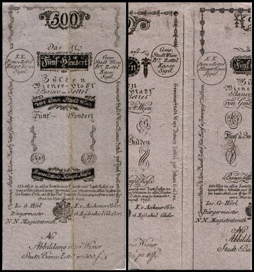 500 Gulden - fl., 01.08.1796  ... 