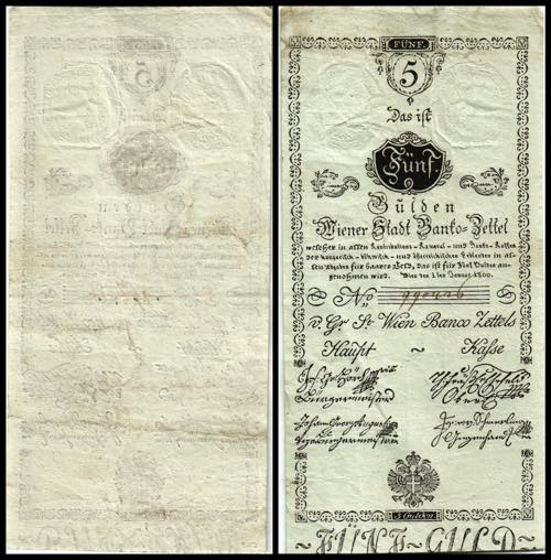 5 Gulden, 01.01.1800  Österreich. ... 