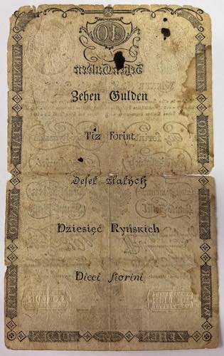 10 Gulden - fl., 01.06.1806  ... 