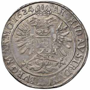 Ferdinand II. 1619 - 1637 Taler, 1624. Prag ... 