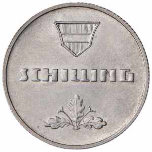 1 Schilling, 1924 1. Republik 1918 - 1933 - ... 
