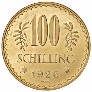 100 Schilling, 1926 1. Republik 1918 - 1933 ... 