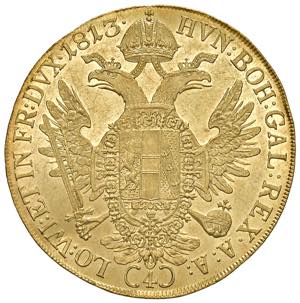 Franz I. 1804 - 1835 4 Dukaten, 1813 A. Wien ... 