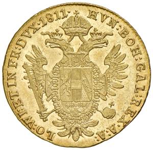 Franz I. 1804 - 1835 Dukat, 1811 A. Wien ... 