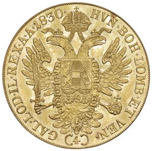 Franz I. 1806 - 1835 4 Dukaten, 1830 A. Wien ... 