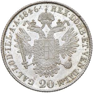 Ferdinand I. 1835 - 1848 20 Kreuzer, 1846 M. ... 
