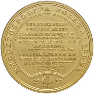 Republik Polen. 500 Zloty, 2014. Jadwiga ... 