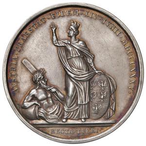 Ferdinand I. 1835 - 1848 Ag-Medaille, 1835. ... 