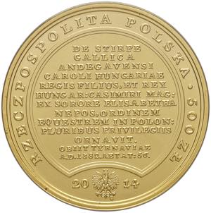 Republik Polen. 500 Zloty, 2014. Ludwig ... 