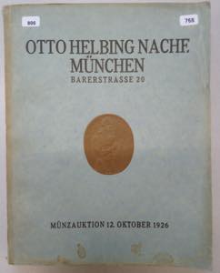Otto Helbing Nachf., Münzauktion 12. ... 