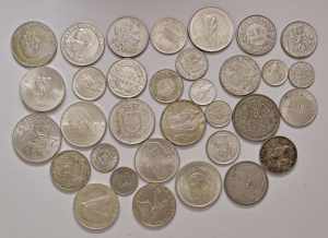 Lot Europa. 33 Stück divere Silber Münzen ... 