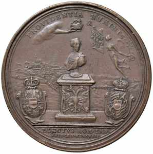 Karl VII. 1742 - 1745 Cu Medaille, 1742. auf ... 