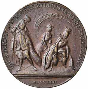 Maria Theresia 1740 - 1780 Cu Medaille, ... 