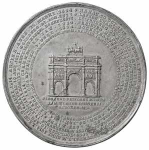 Franz I. 1804 - 1835 Sn Medaille, 1815. auf ... 