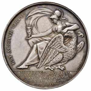 Franz I. 1804 - 1835 Ag Medaille, 1816. auf ... 