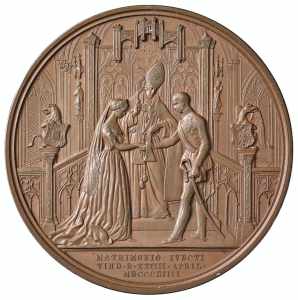 Franz Joseph I. 1848 - 1916 Cu Medaille, ... 