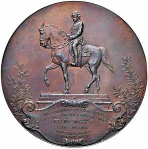 Franz Joseph I. 1848 - 1916 Br Medaille, ... 