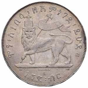 Menelik II. 1889 - 1913 Äthiopien. 1 Birr, ... 